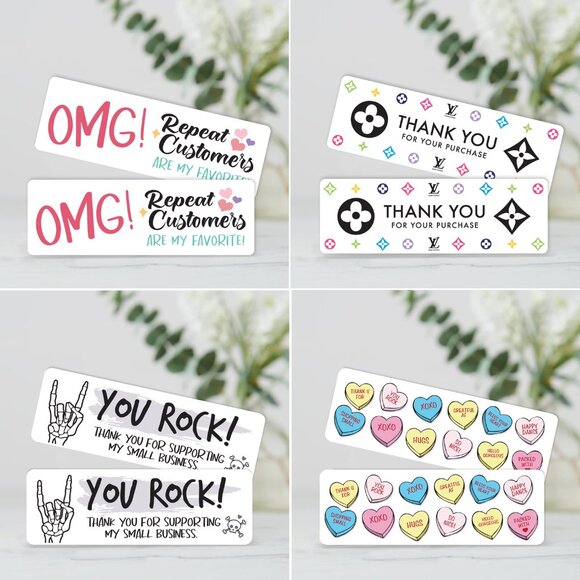New! Mix & Match Sticker Labels – (48 ct) - Picture 3 of 4
